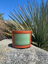 Load image into Gallery viewer, Frames Planter, Coral and Seafoam